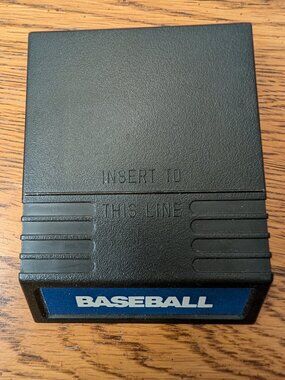 Vintage 1979 Mattel Intellivision Baseball Game + Original Overlay USA